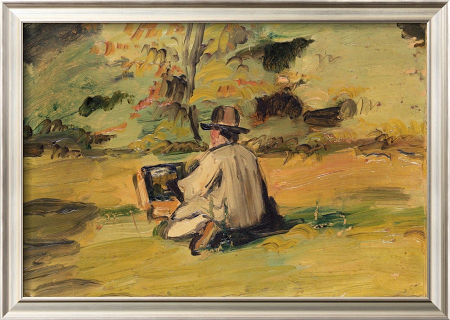 An Artist at Work - Paul Cezanne Painting